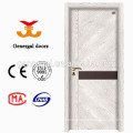 Modern melamine wooden door with solid core